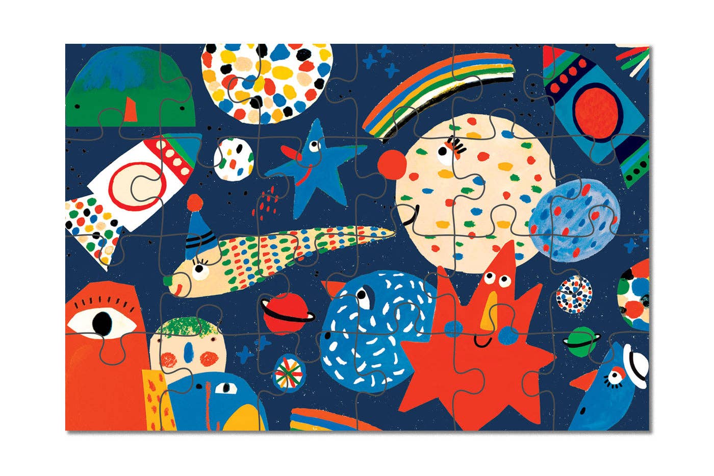 Casse-tête 24 pièces pour enfants ''Space Romance'' Kids Puzzle - Journey Of Something