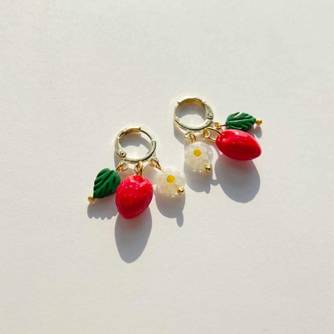 Boucles Strawberry Harvest - Yellow Dots Studio