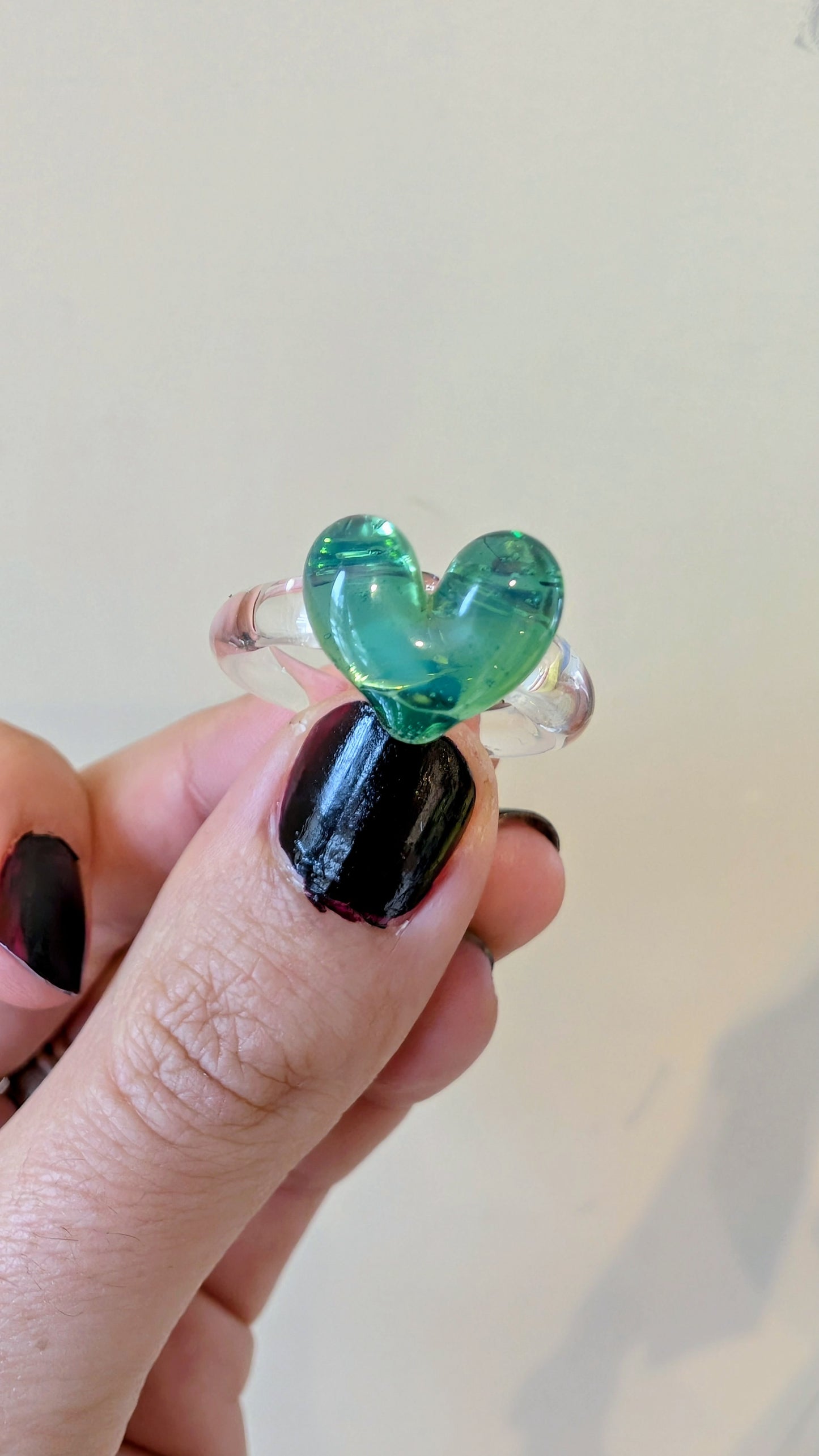 Bague coeur en verre - Love Heart Ring - RISATO