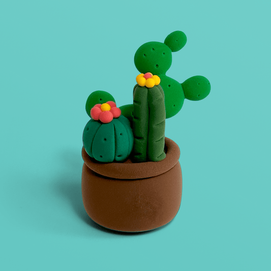 Kit diy argile auto durcissante -Cactus - Claymoo