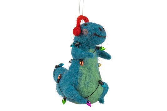 Ornement en feutre ''dino'' - Silver Tree Home & Holiday
