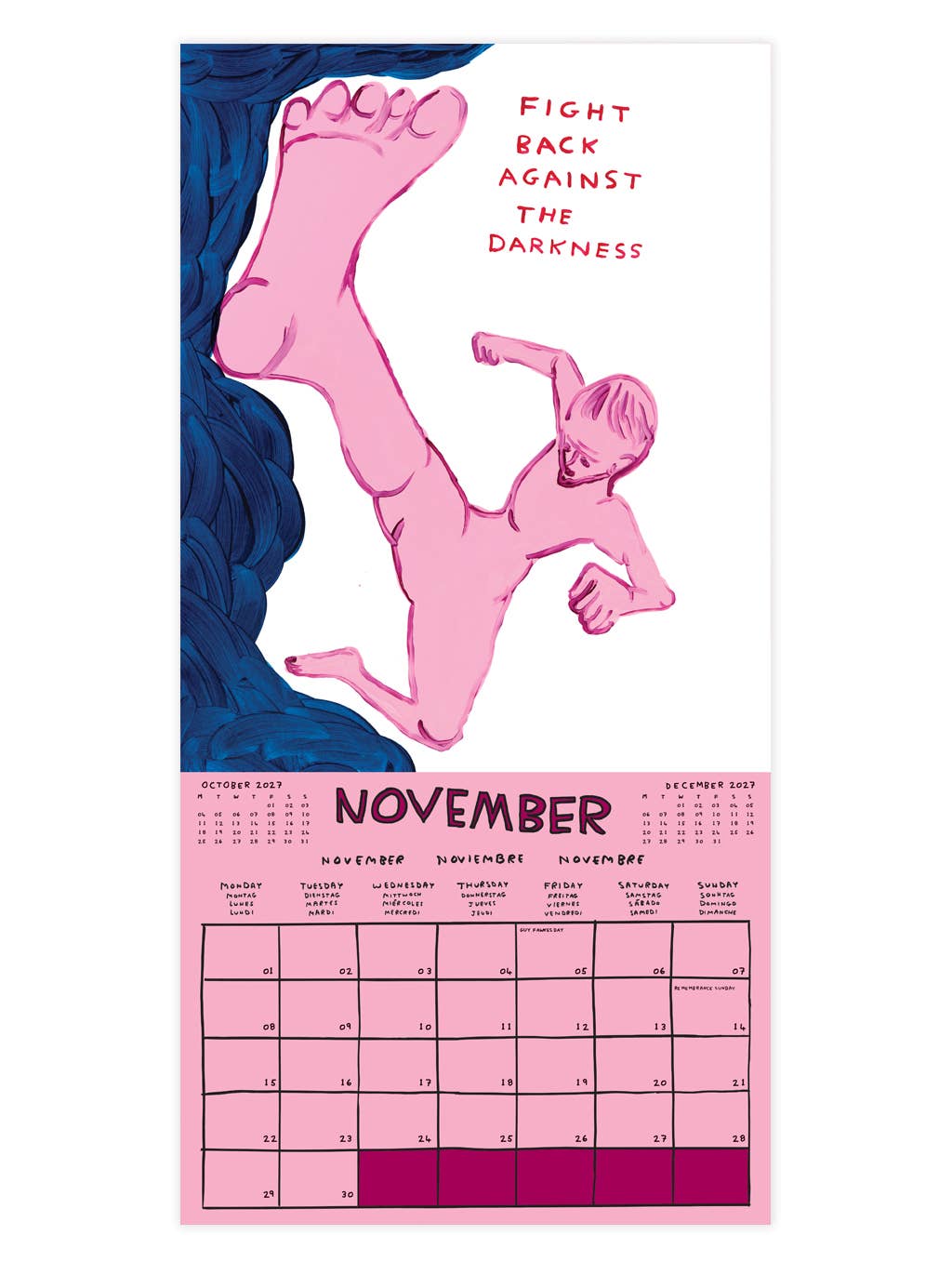 Calendrier 2027 - David Shrigley x Brainbox Candy