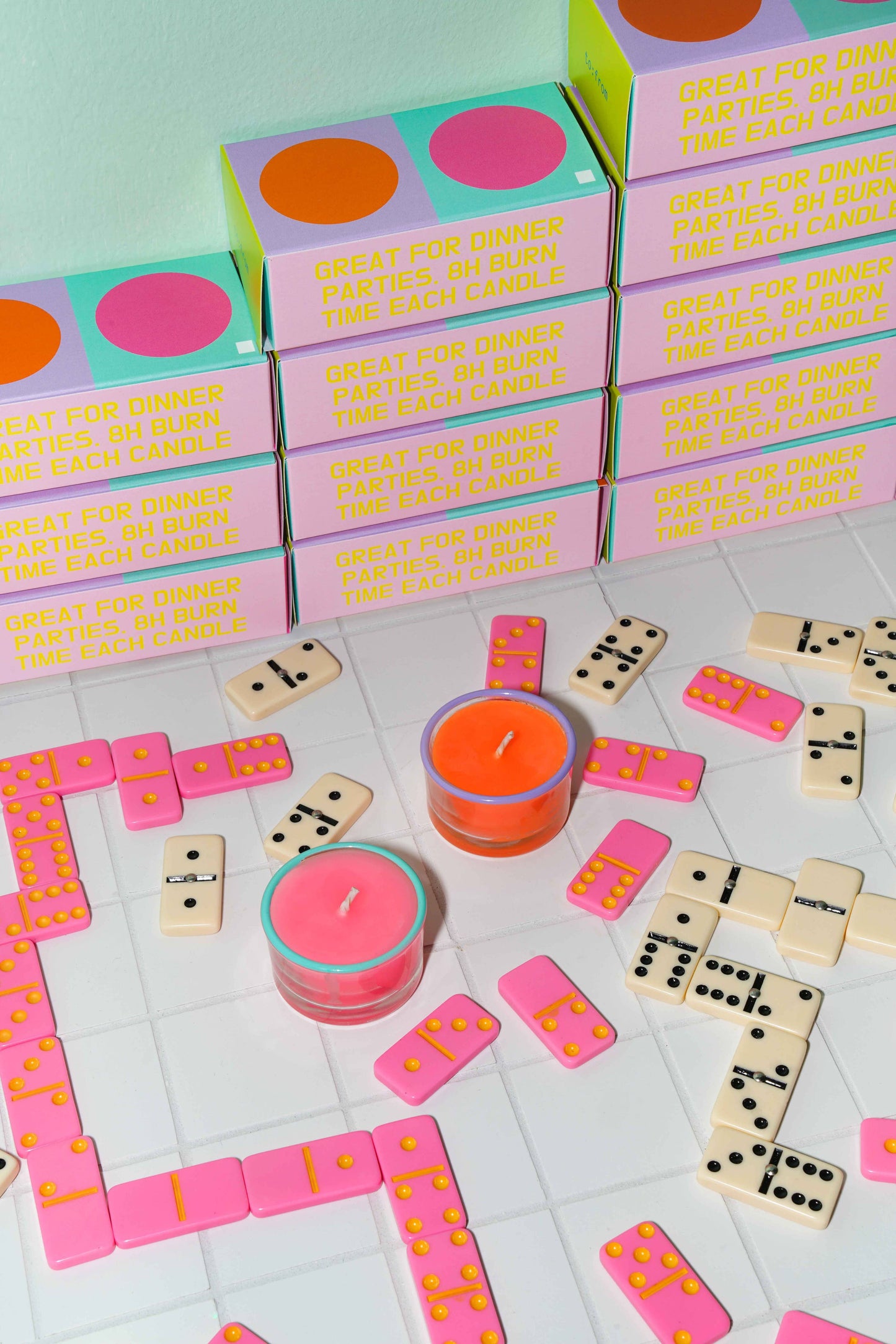 Duo de bougie ''party candle'' - To:From