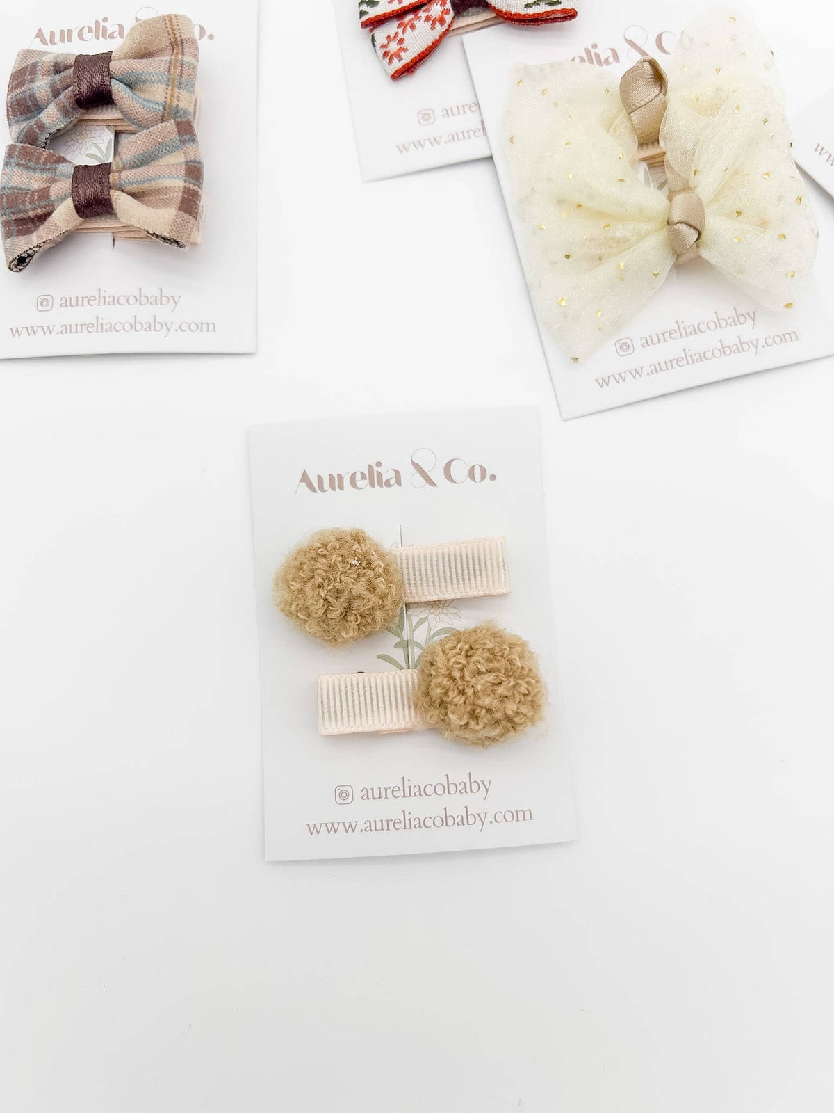 Barrettes Enfant Mini fleur - Aurelia & Co. Baby