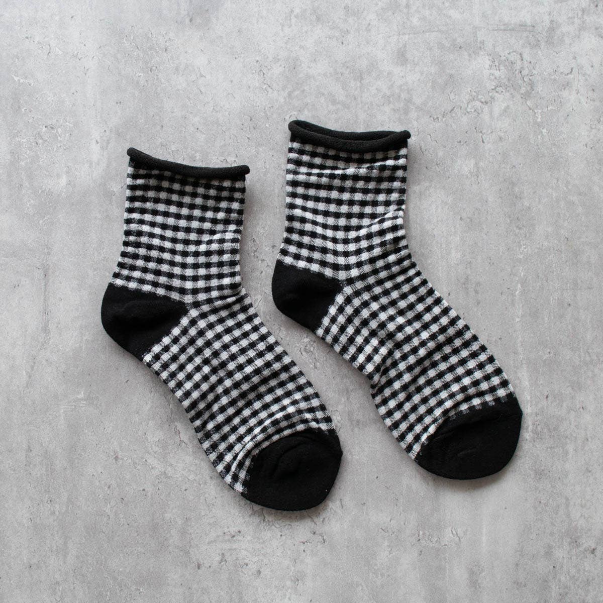 Chaussettes mi-hautes 'Picnic' - Mid Crew Socks - Tiepology