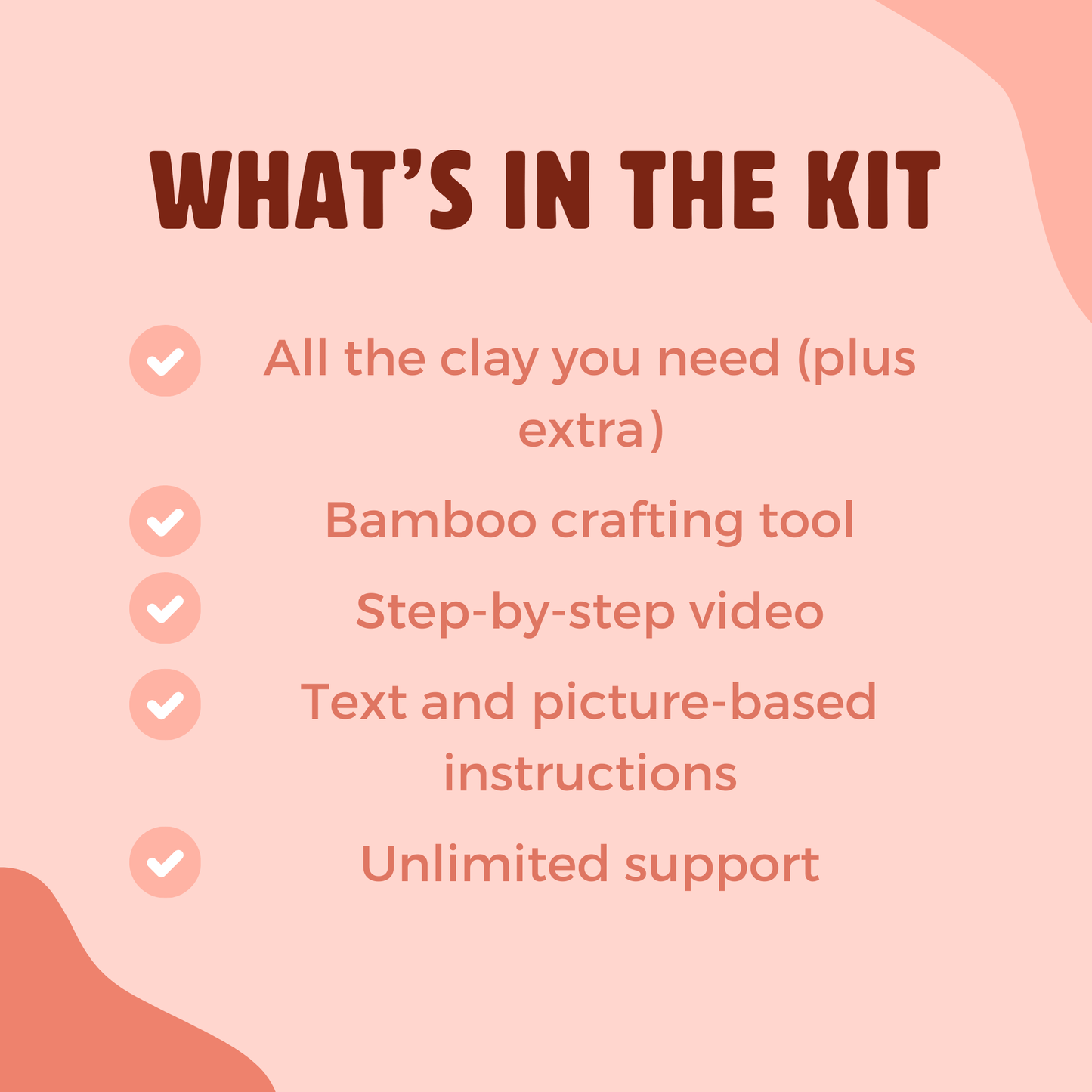 Kit diy argile auto durcissante - Strawberry Shortcake- Claymoo
