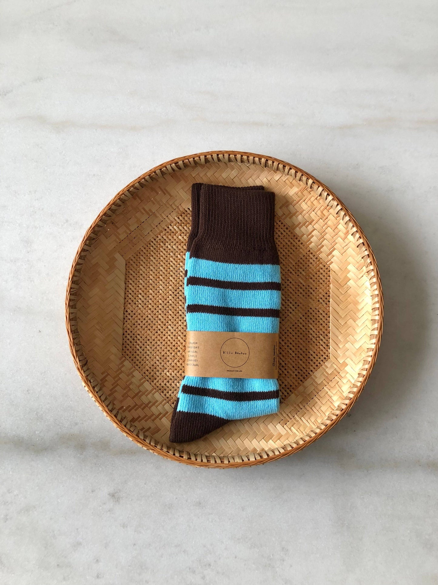 Chaussettes Rayees MAKINO POP STRIPE HIGH SOCKS - Billy Bamboo -