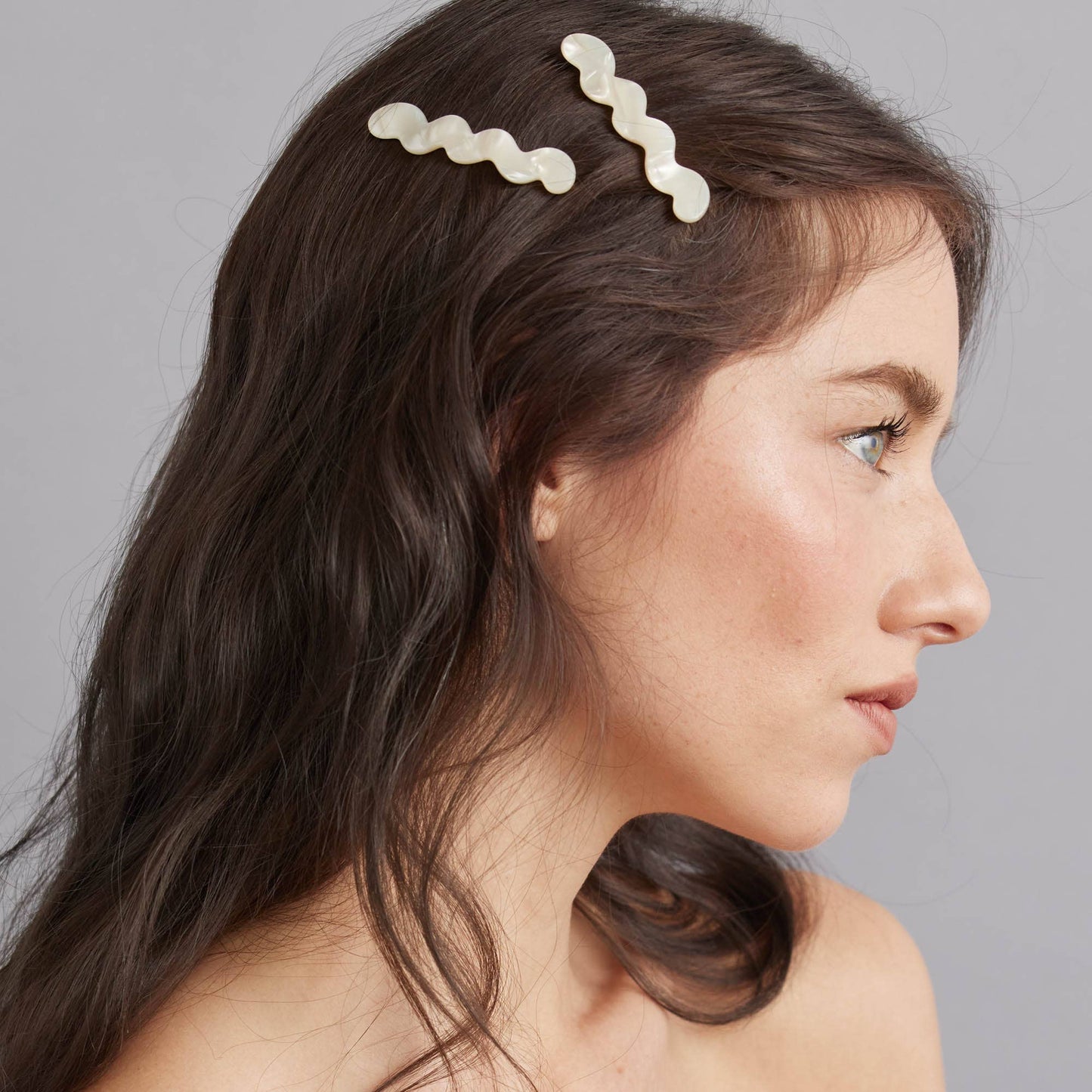 Ensemble de barrettes Eco Cloud wave - Tiepology