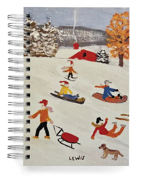 Cahier de Notes Luge Maud Lewis Tobogganing - ecojot