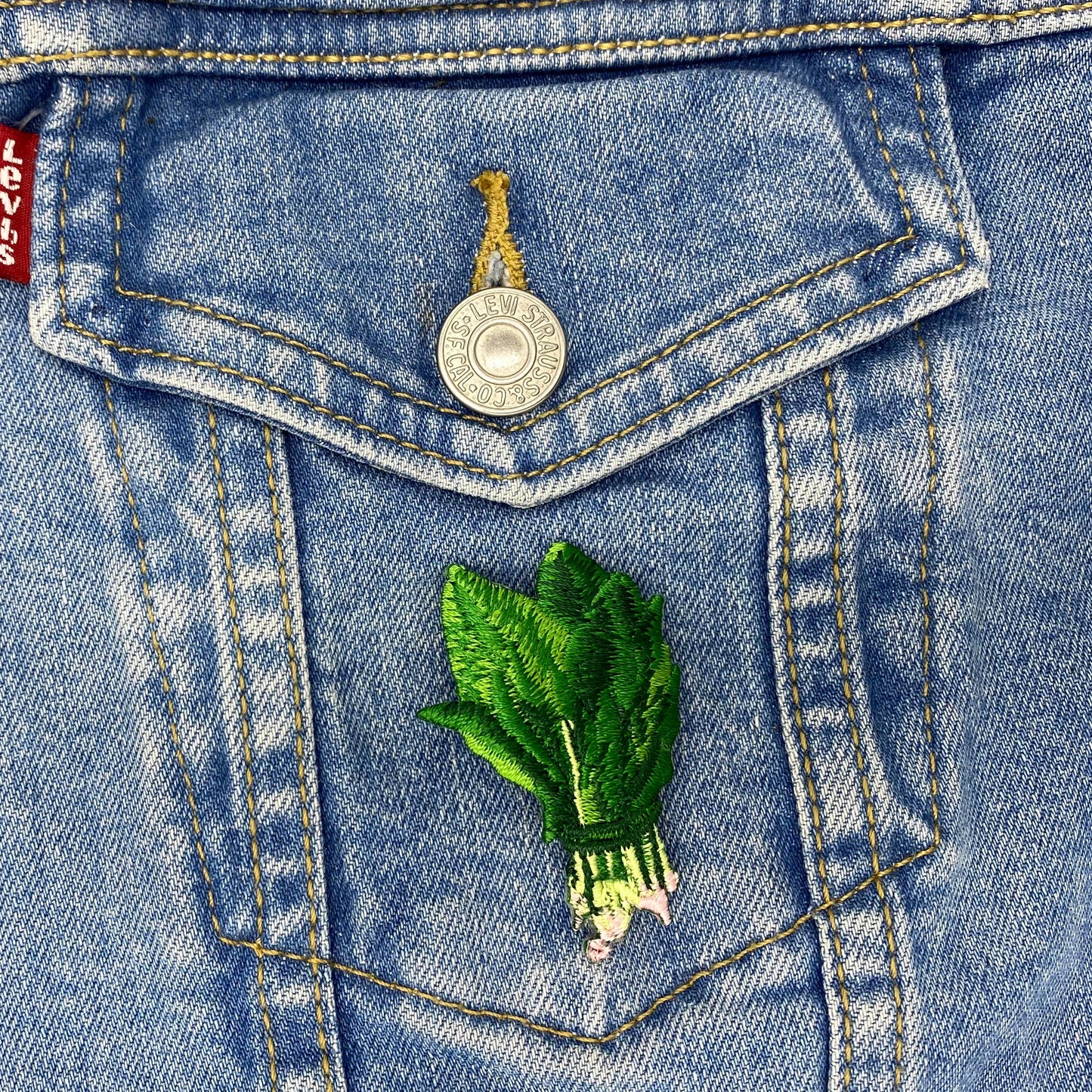 Patch thermocollant brodé ''Greens'' Embroidered Iron on Patch