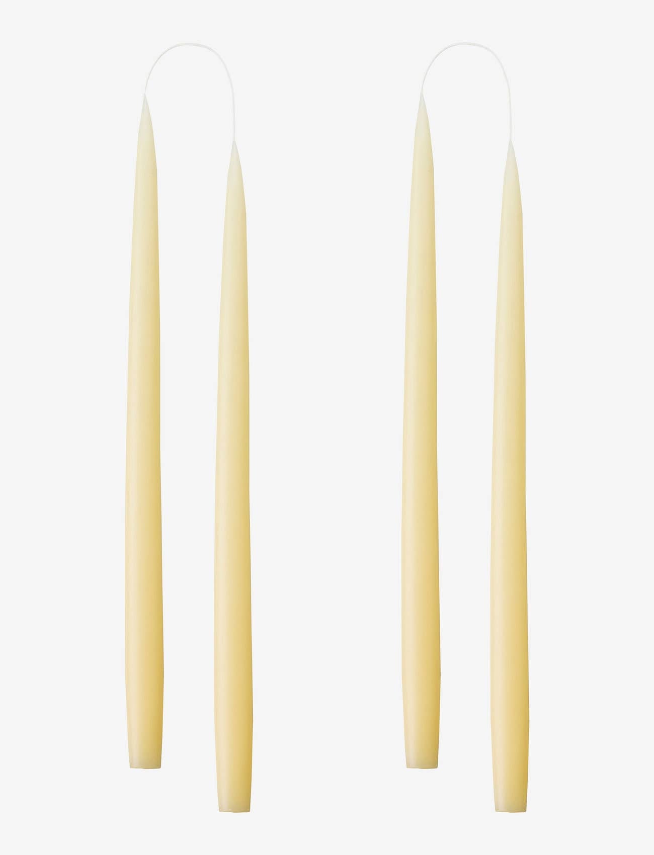 Paire de bougies Danoises Ivoire - Taper Candles