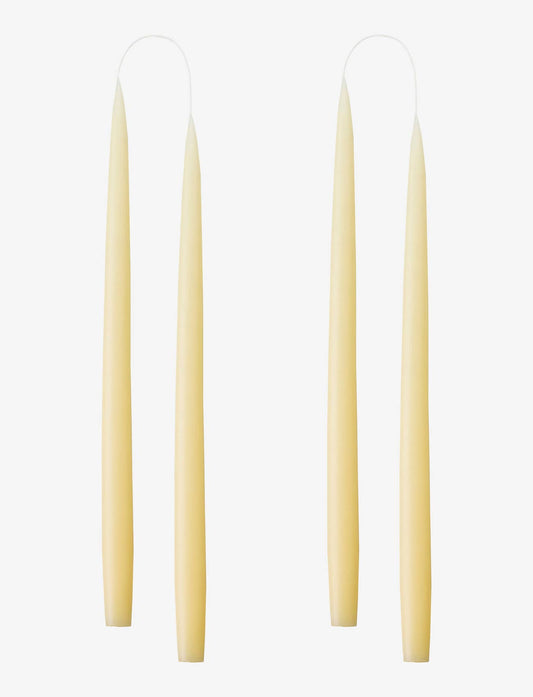 Paire de bougies Danoises Ivoire - Taper Candles