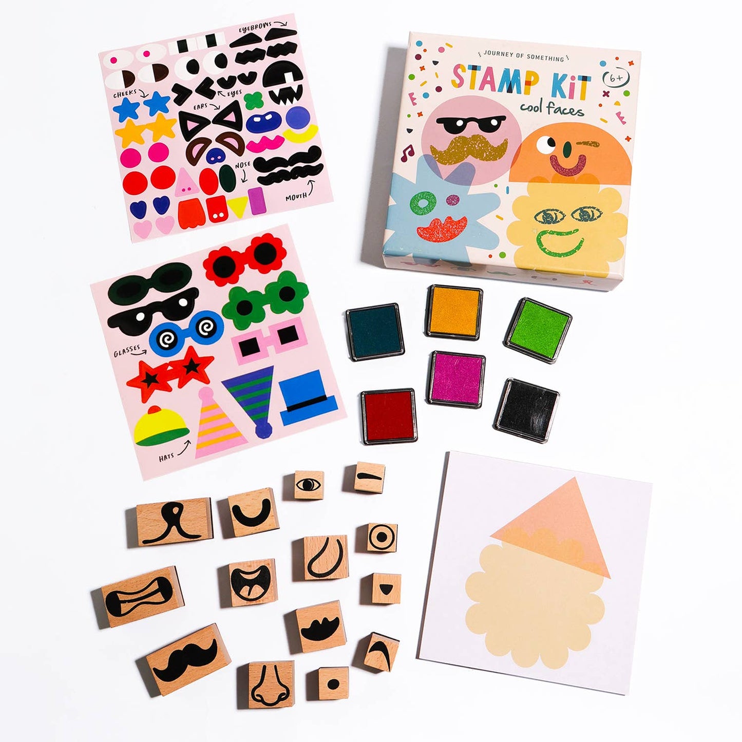 Etampes Cool Faces Stamp Kit -  Journey of Something