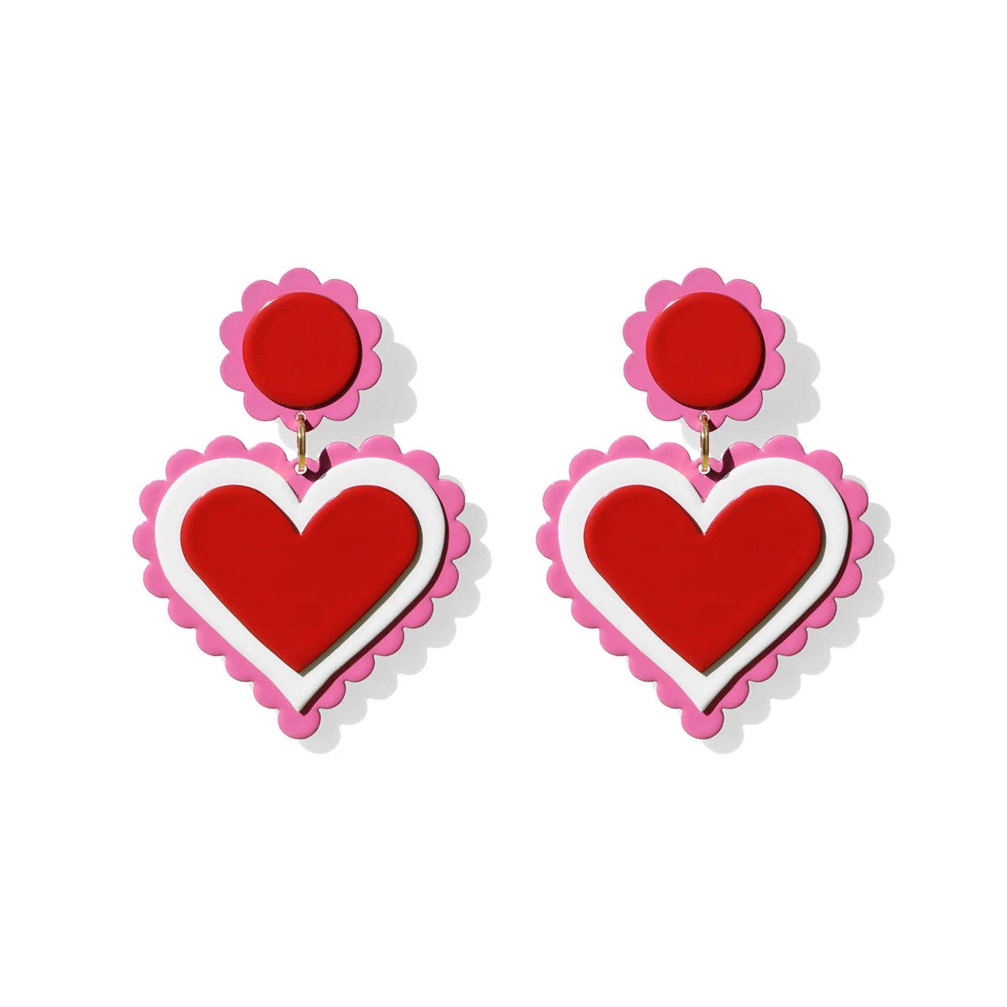Boucles Coeur Heart Earrings – ISUWA