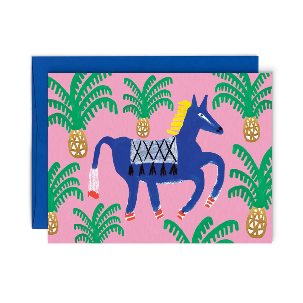 CHEVAL ROYAL - Carte de souhaits - Greeting Card - Paperole