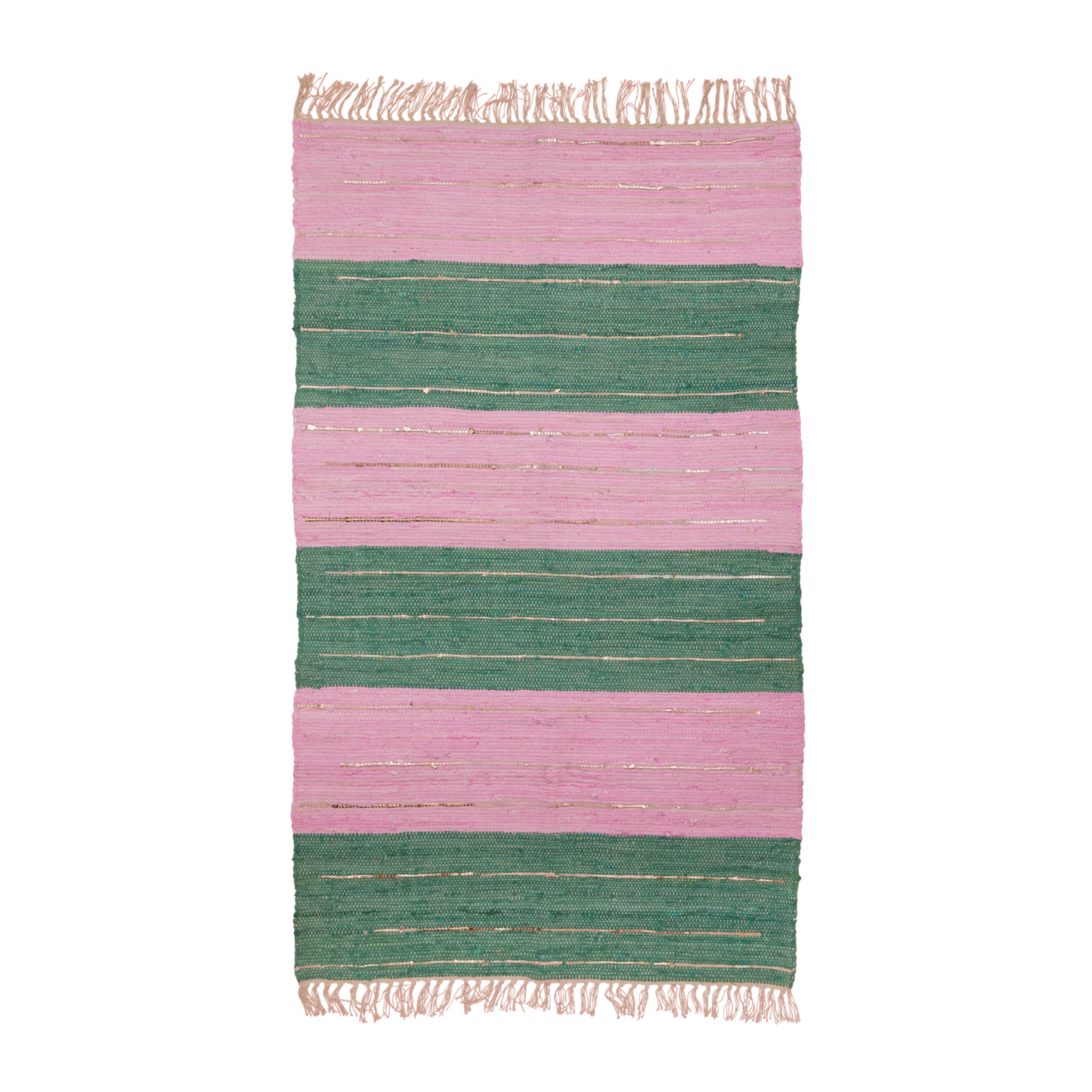 Cotton striped carpet-Cotton Runner - RICE by RICE