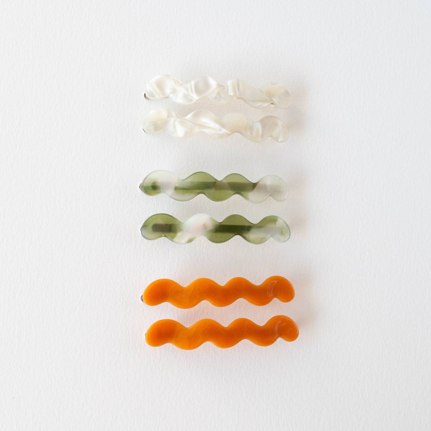 Ensemble de barrettes Eco Cloud wave - Tiepology