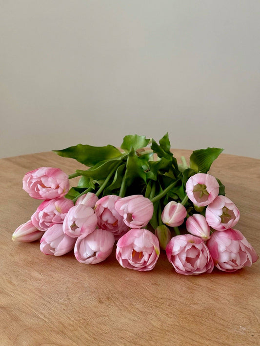 Fleurs artificielles 'Tulipe rose'' Artificial flowers - Eucalypt Co.