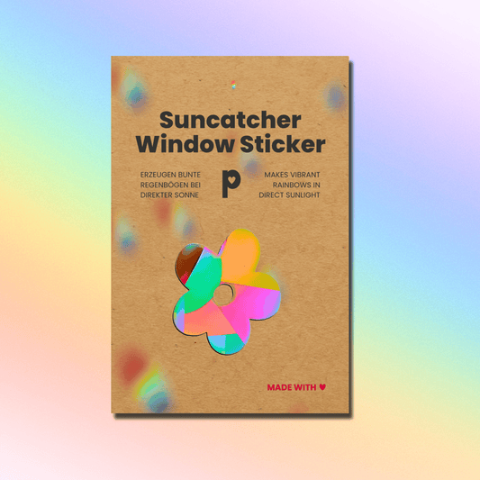 Autocollant pour fenêtre capteur de soleil ''Flower'' Suncatcher Window Sticker - Plottkowski