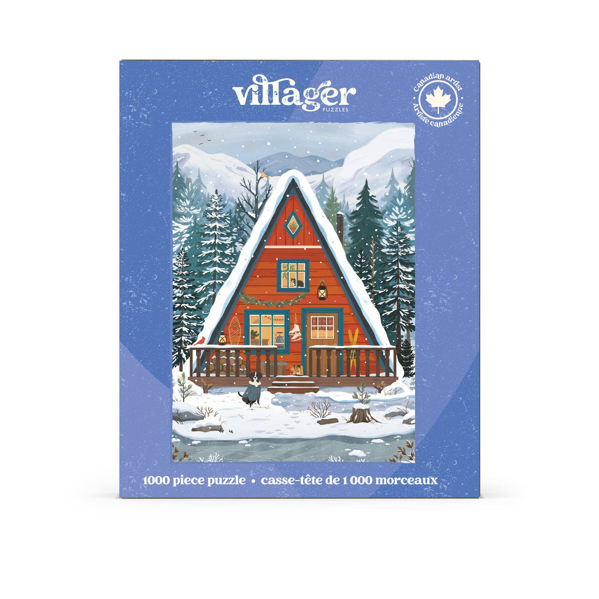 Casse Tete 1000 pieces Puzzle Midwinter Retreat - Villager Puzzles