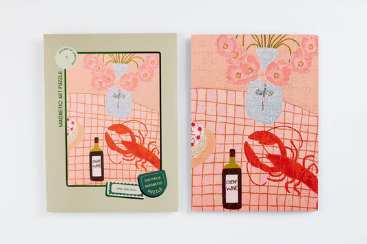 Casse-tete pour frigo Homard - Lobster Magnet Puzzle - Journey of Something