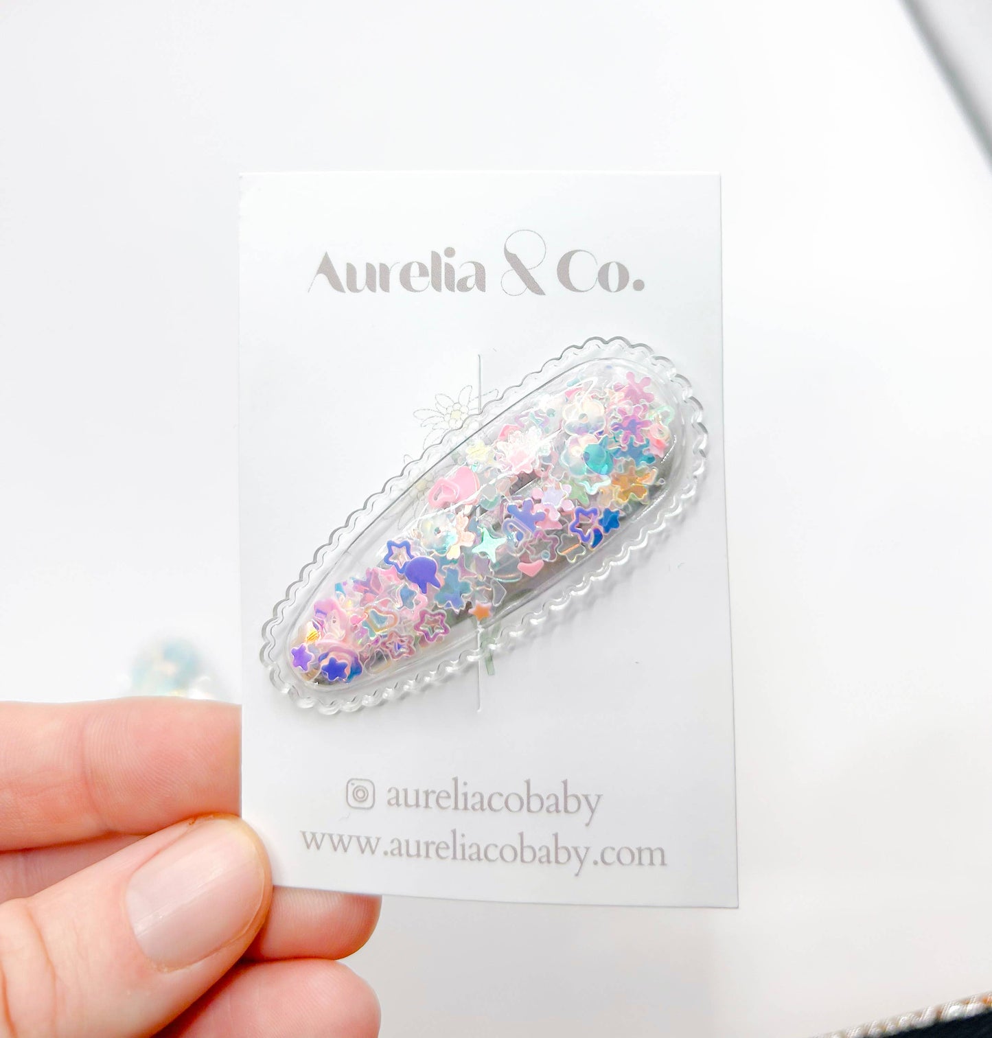 Barrettes à paillettes pour enfant - Aurelia & Co.