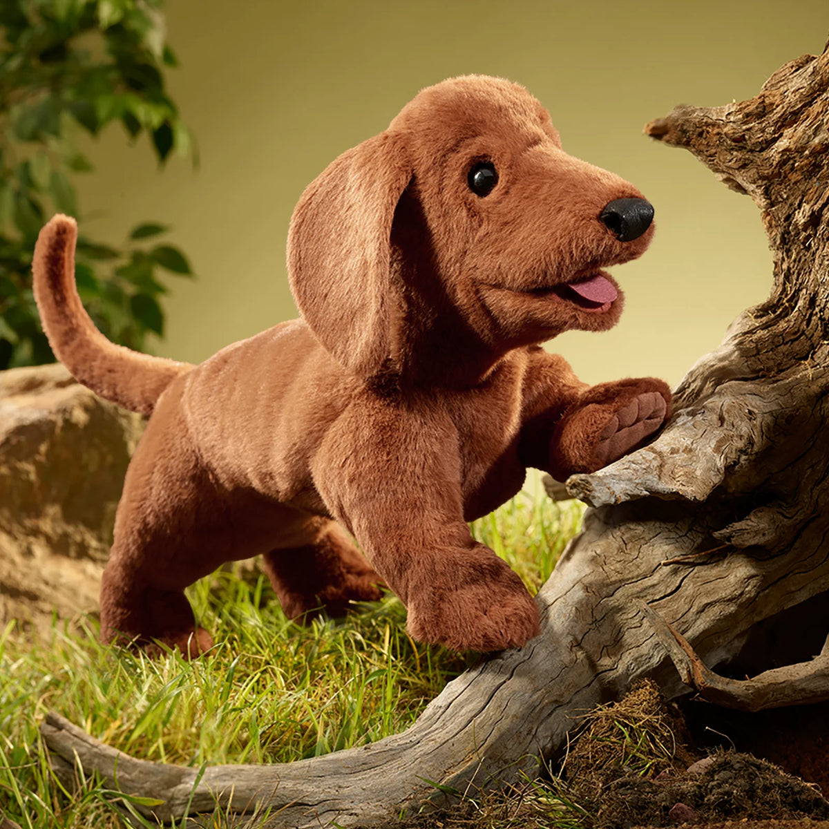 Marionnette Chien Teckel Dachshund Dog - Folkmanis