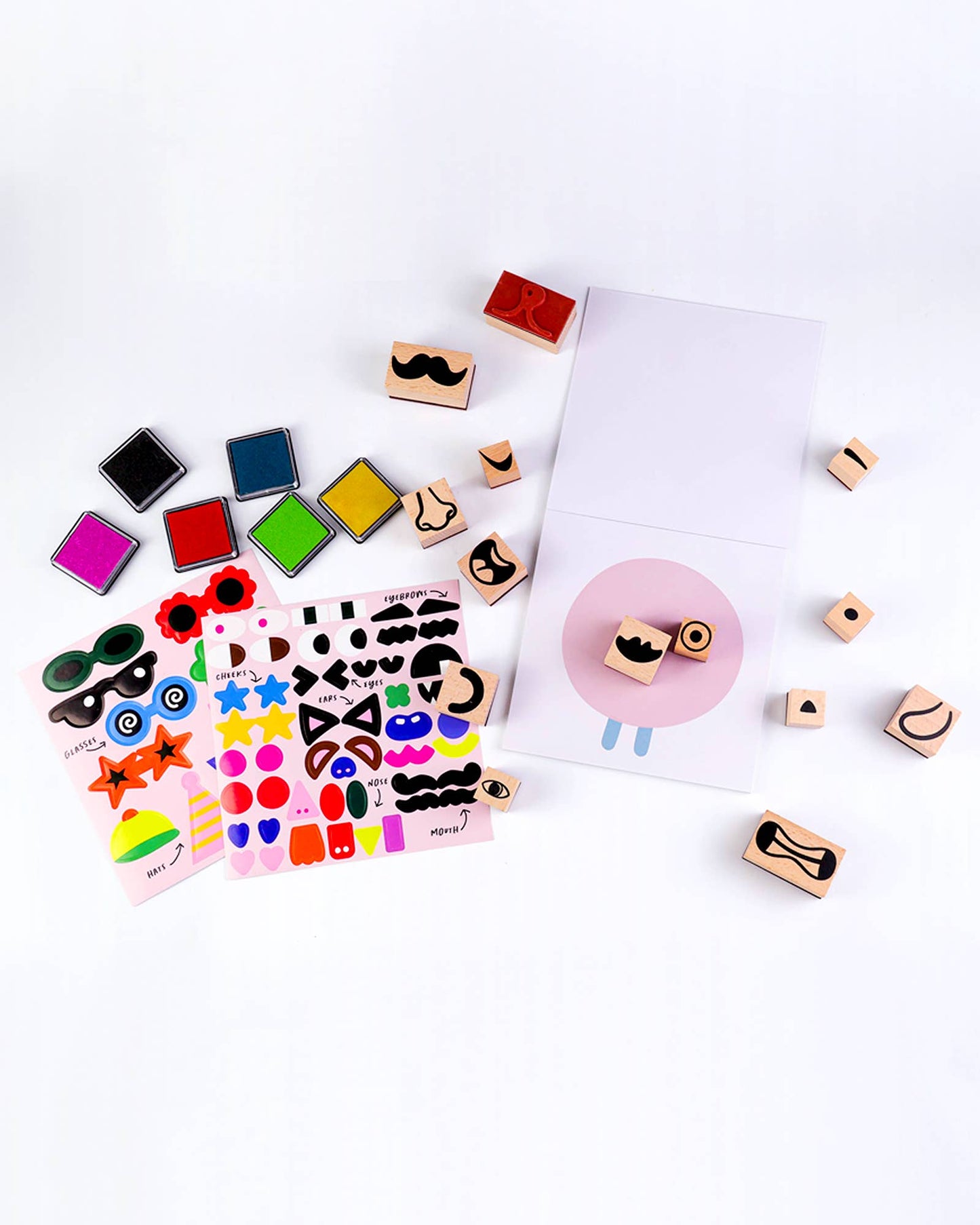 Etampes Cool Faces Stamp Kit -  Journey of Something