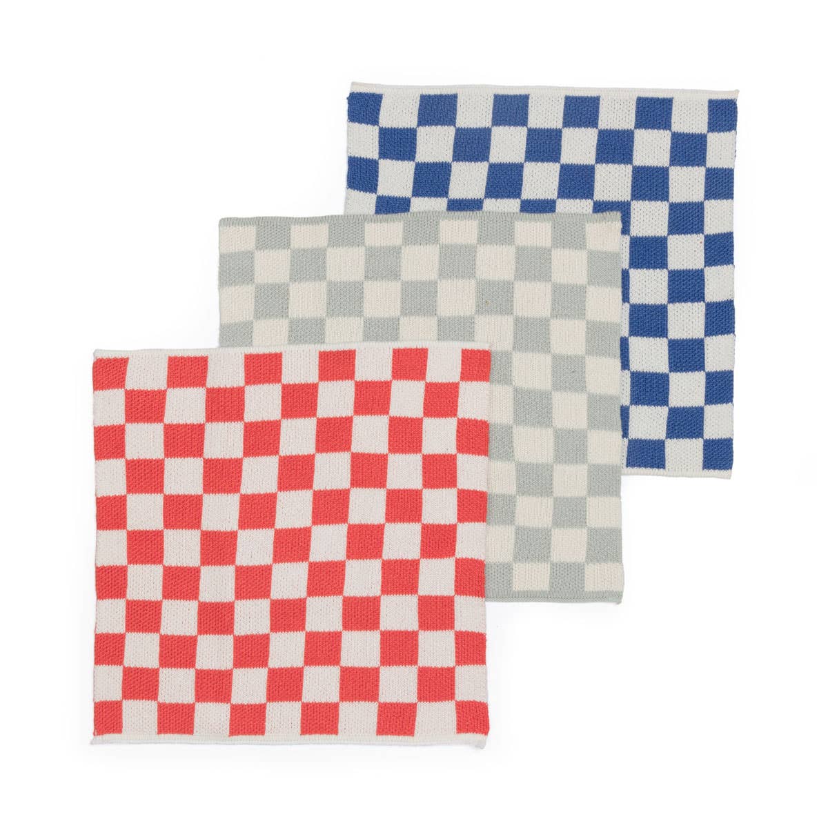 Linges à vaisselle en coton 'Checkered' - Sophie Home