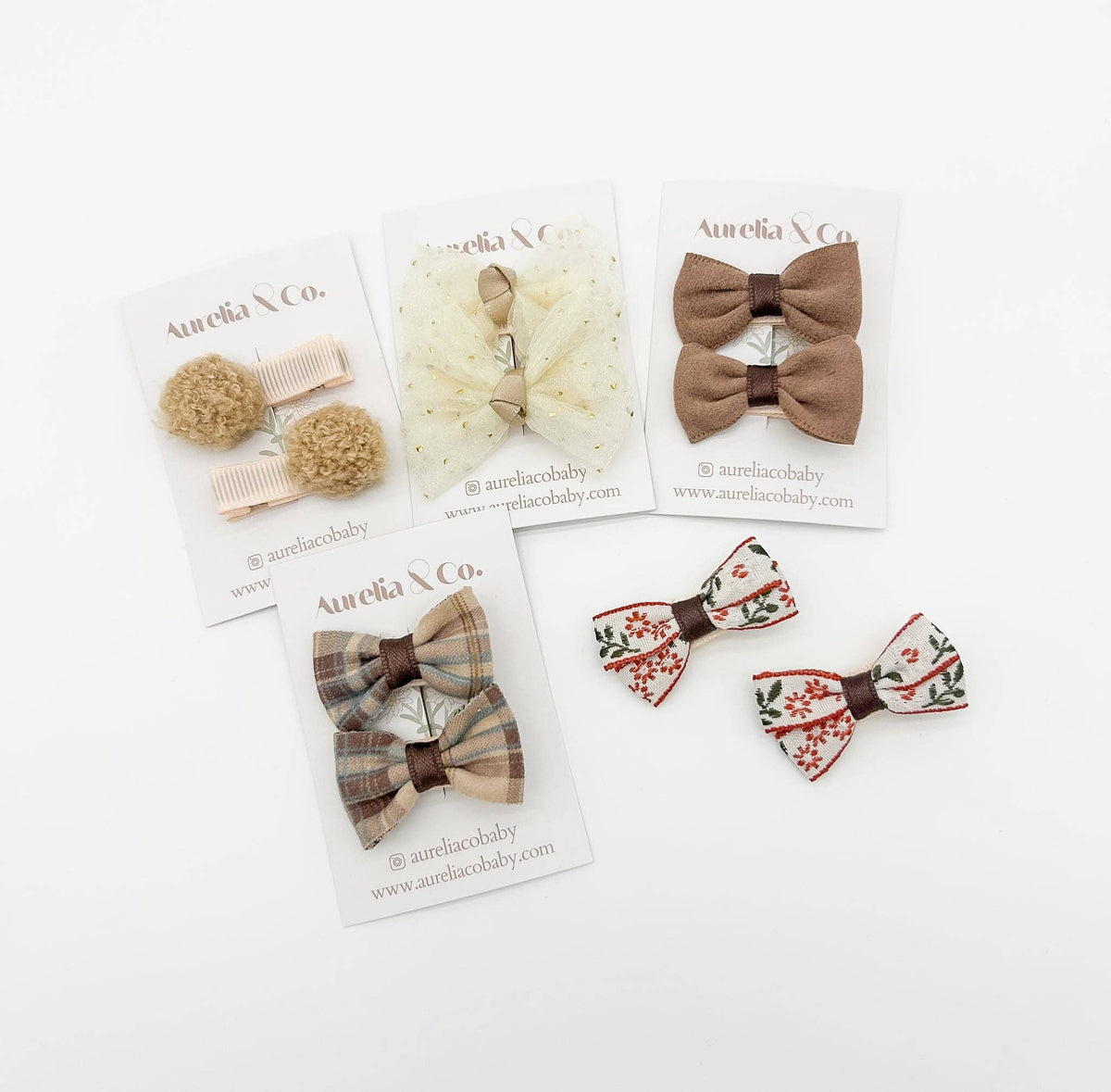 Barrettes Enfant Mini fleur - Aurelia & Co. Baby