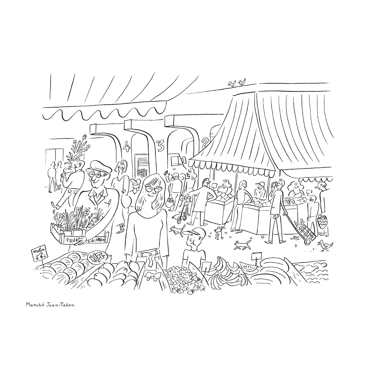 MONTRÉAL — Livre à colorier - Coloring book - Paperole