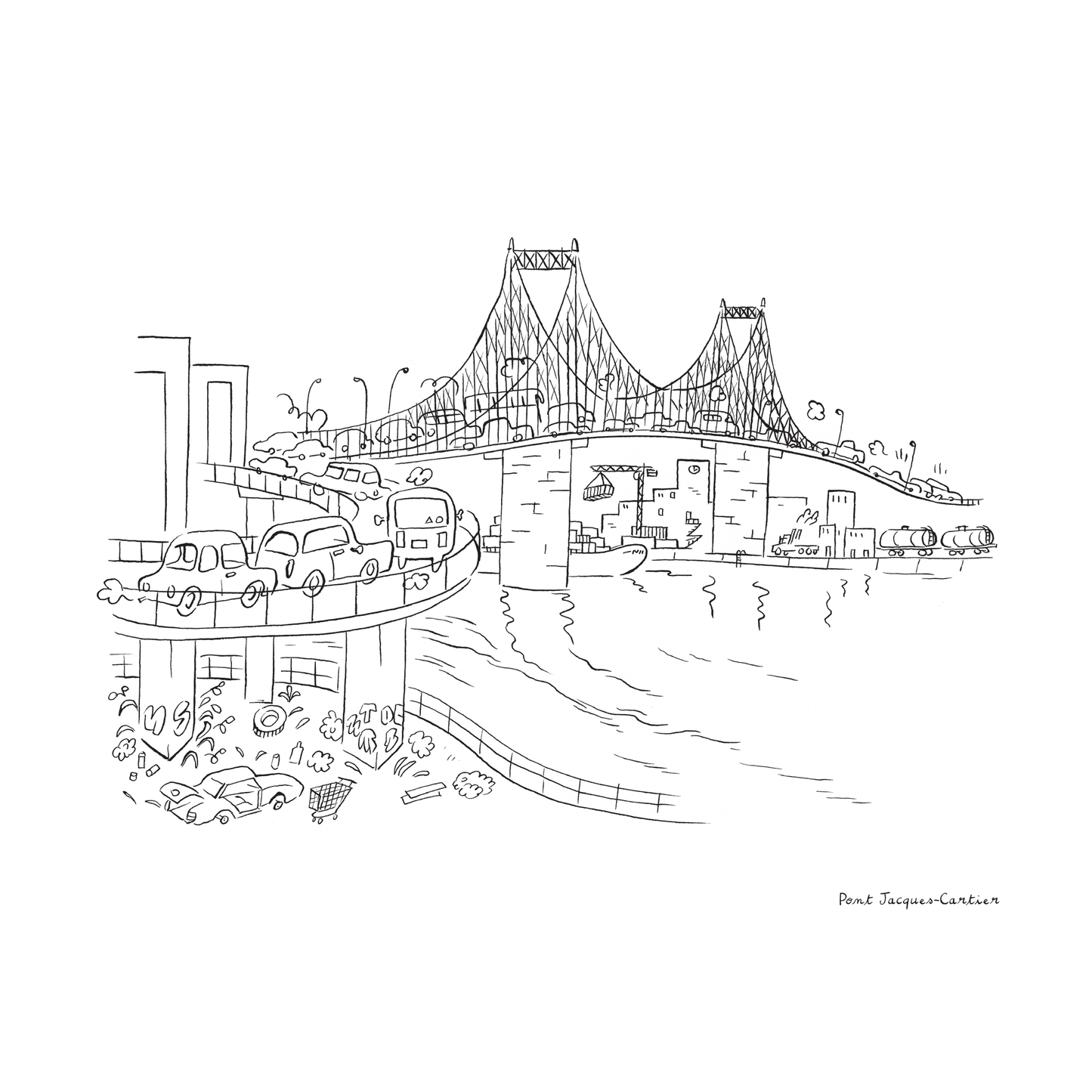 MONTRÉAL — Livre à colorier - Coloring book - Paperole