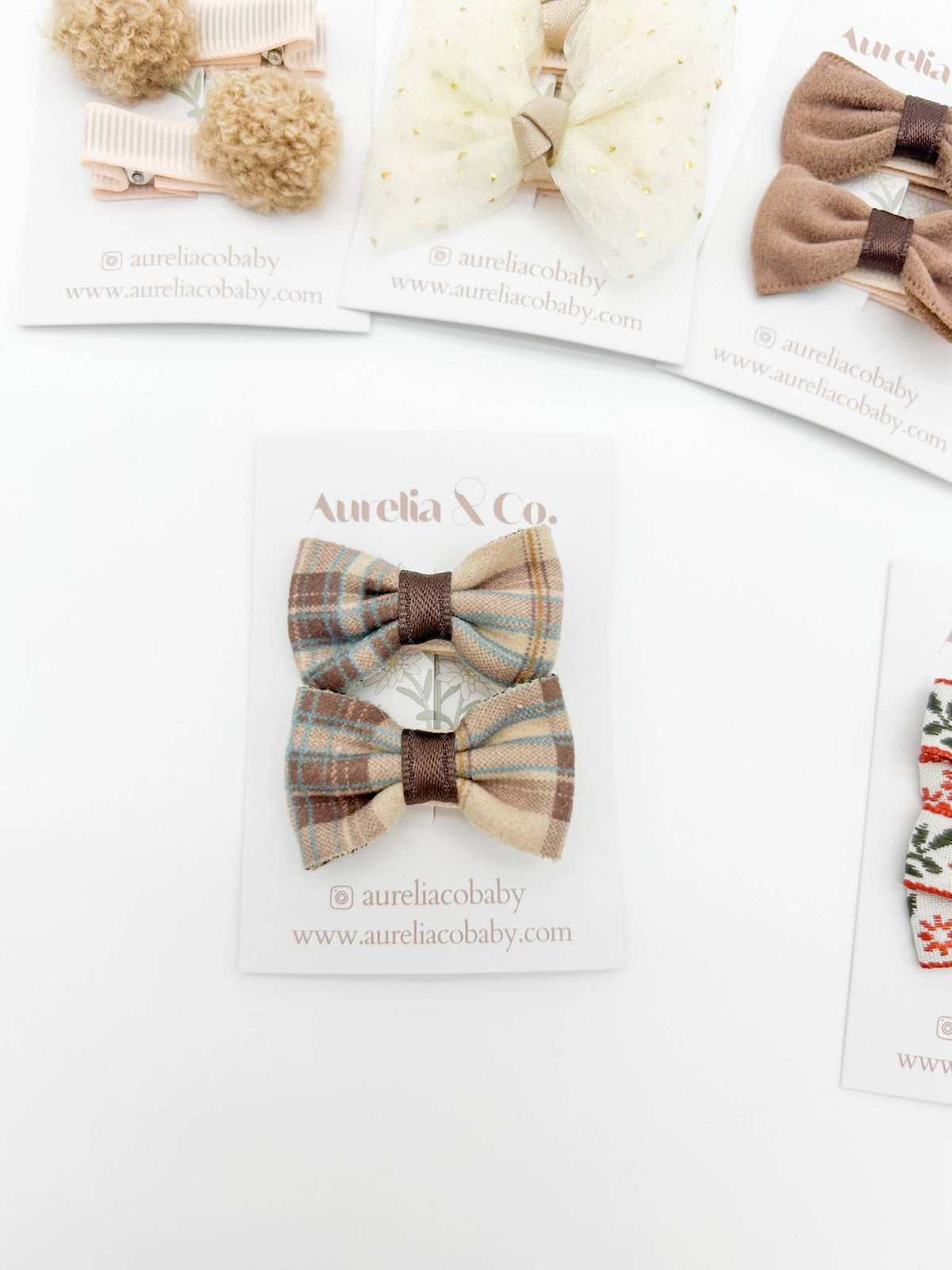 Barrettes Enfant Mini fleur - Aurelia & Co. Baby