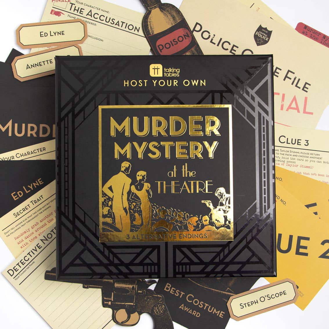 1920 Murder Mystery - Kit de jeu réutilisable