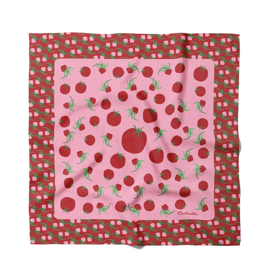 Foulard en coton 'TOMATOES' cotton Silk Bandana - Centinelle