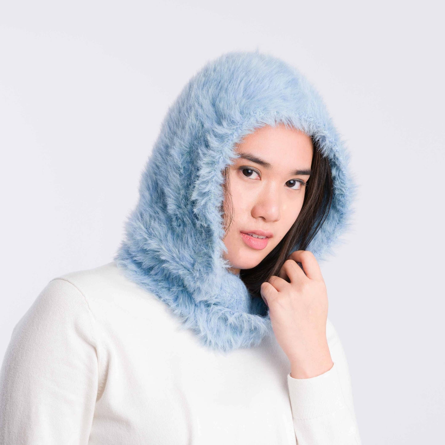 Collection Cagoule Faux Fur Knit Hood - Verloop