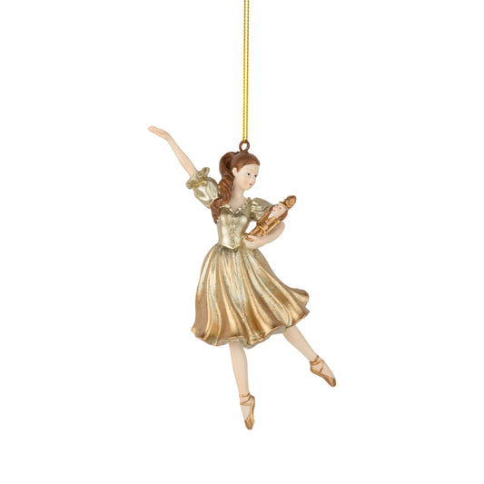 Ornement en résine ''Ballerine'' - Silver Tree Home & Holiday