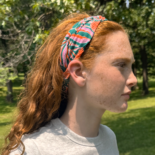 Bandeau Winnie Cotton Headband - Handker Bandanas