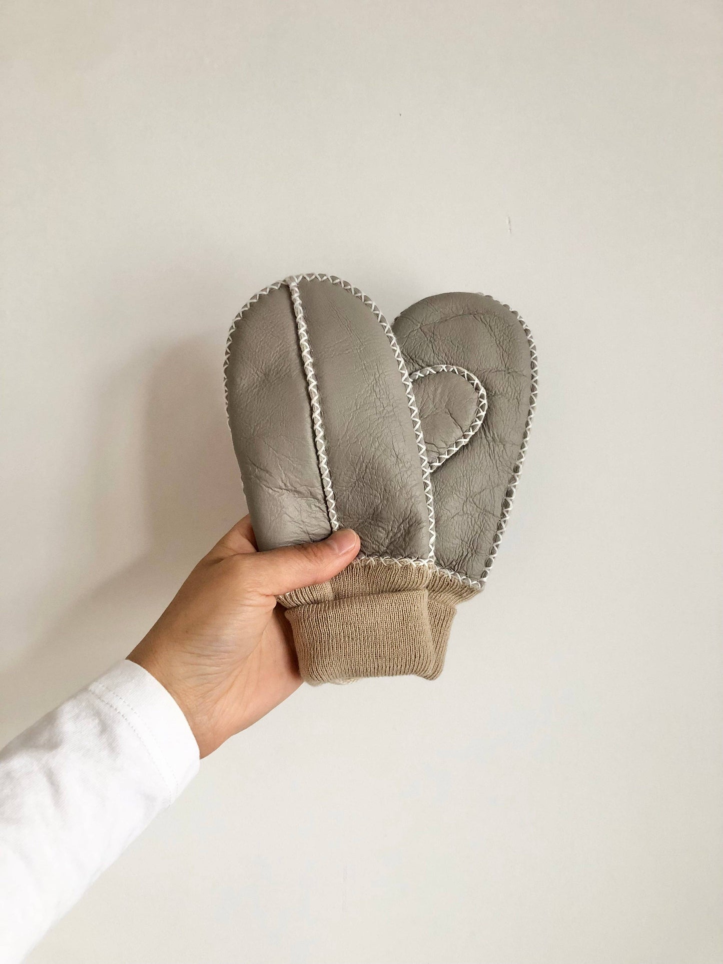 Mitaines pour enfants en peau de mouton - Kids Shearling Mittens - Billy Bamboo