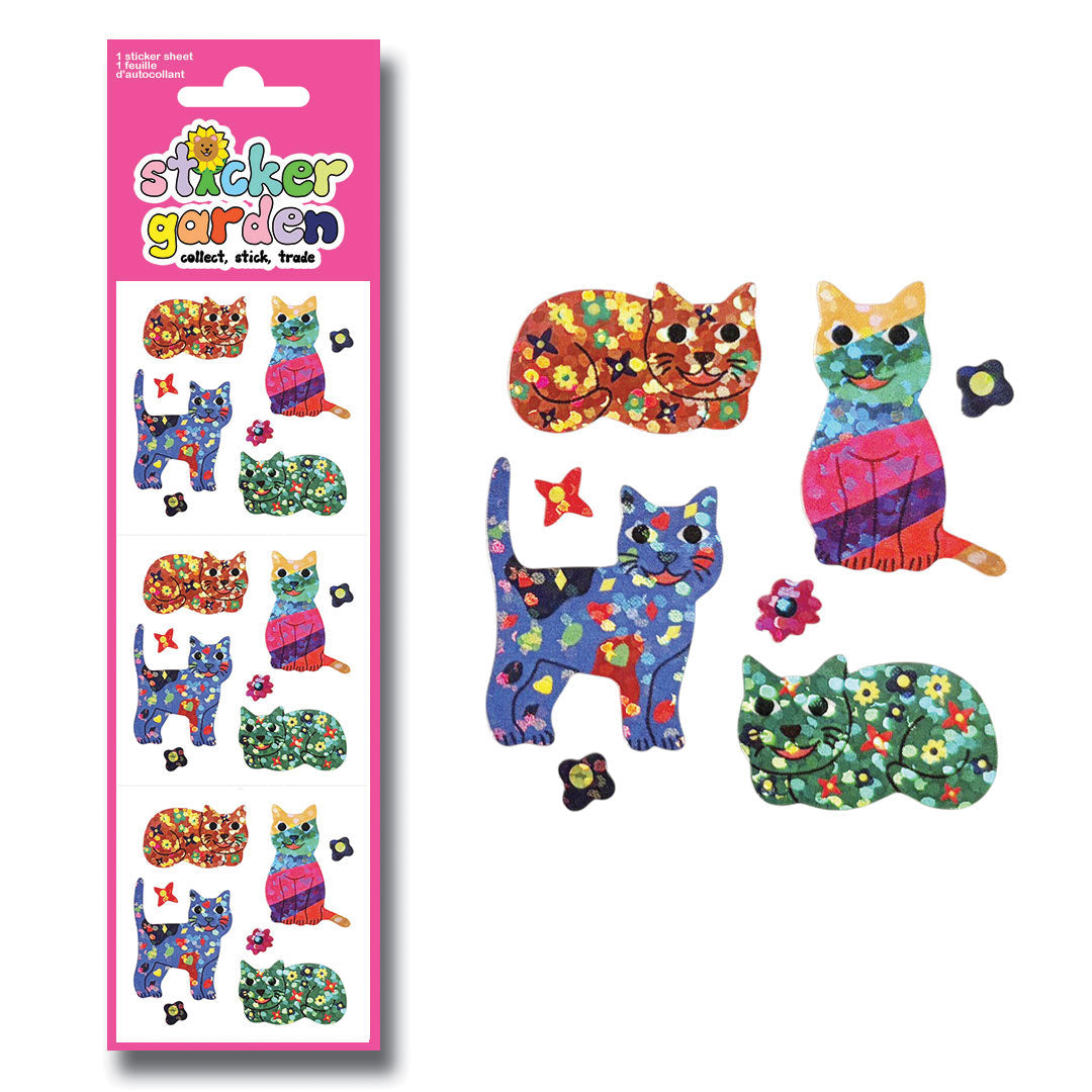 Collection autocollants retro - Sticker Garden