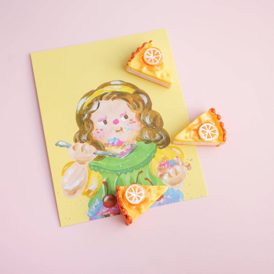 Ensemble 3 aimants LEMON PIE magnet set - Mini Story Co