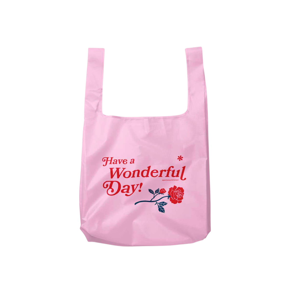 Sac réutilisable en nylon ''Have a Wonderful Day'' - Party Mountain Paper Co.