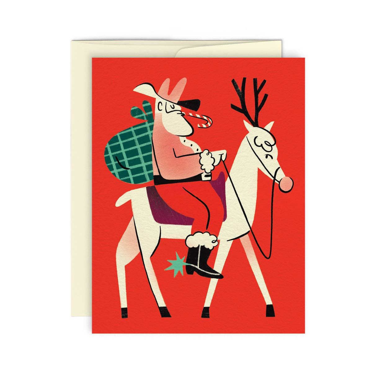 YEE-HAW — Carte de souhait - Greeting Card - Paperole
