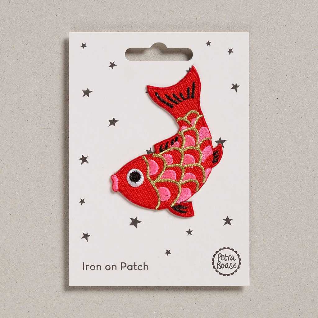 Patch thermocollant Broderie Poisson Koi -Petra Boase