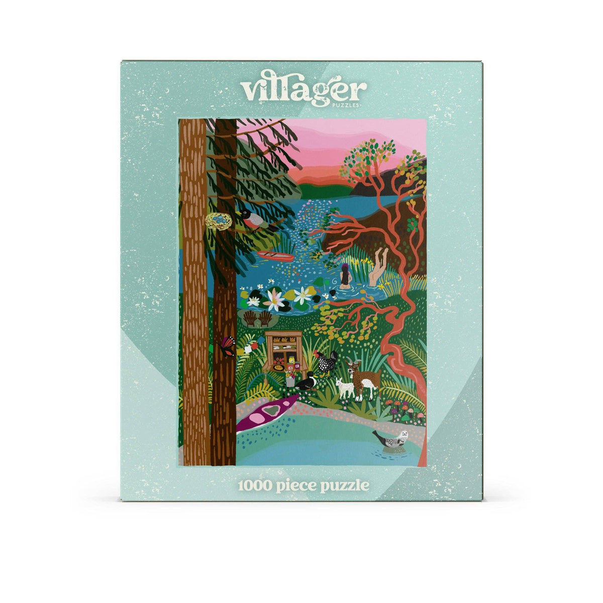 Casse Tete Salt Spring Island 1000 Pieces Puzzle - Villager Puzzles