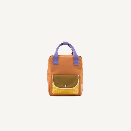 Small Farmhouse Backpack 3 Color Choice-Sky lemon