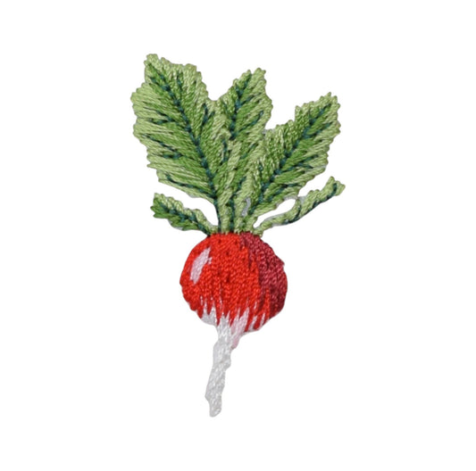 Patch brodé thermocollant ''Radis'' Iron on Patch