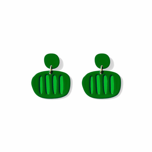 Boucles rayées - Striped earrings - ISUWA