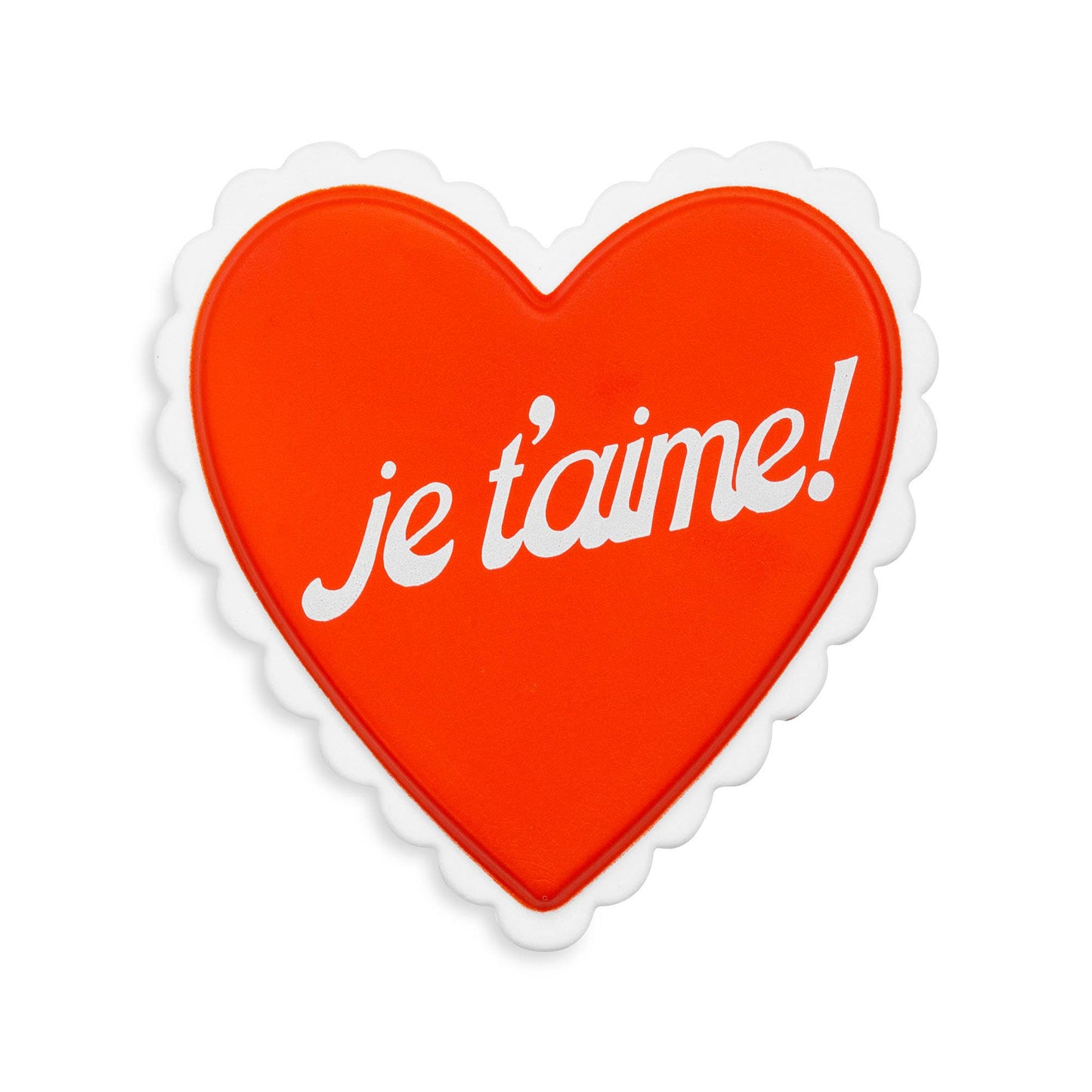 Balle anti-stress coeur 'je t'aime' - Ban.do