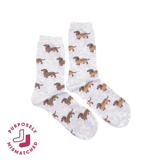 Chaussette 'Weiner Dog' Socks - Friday Sock Co.